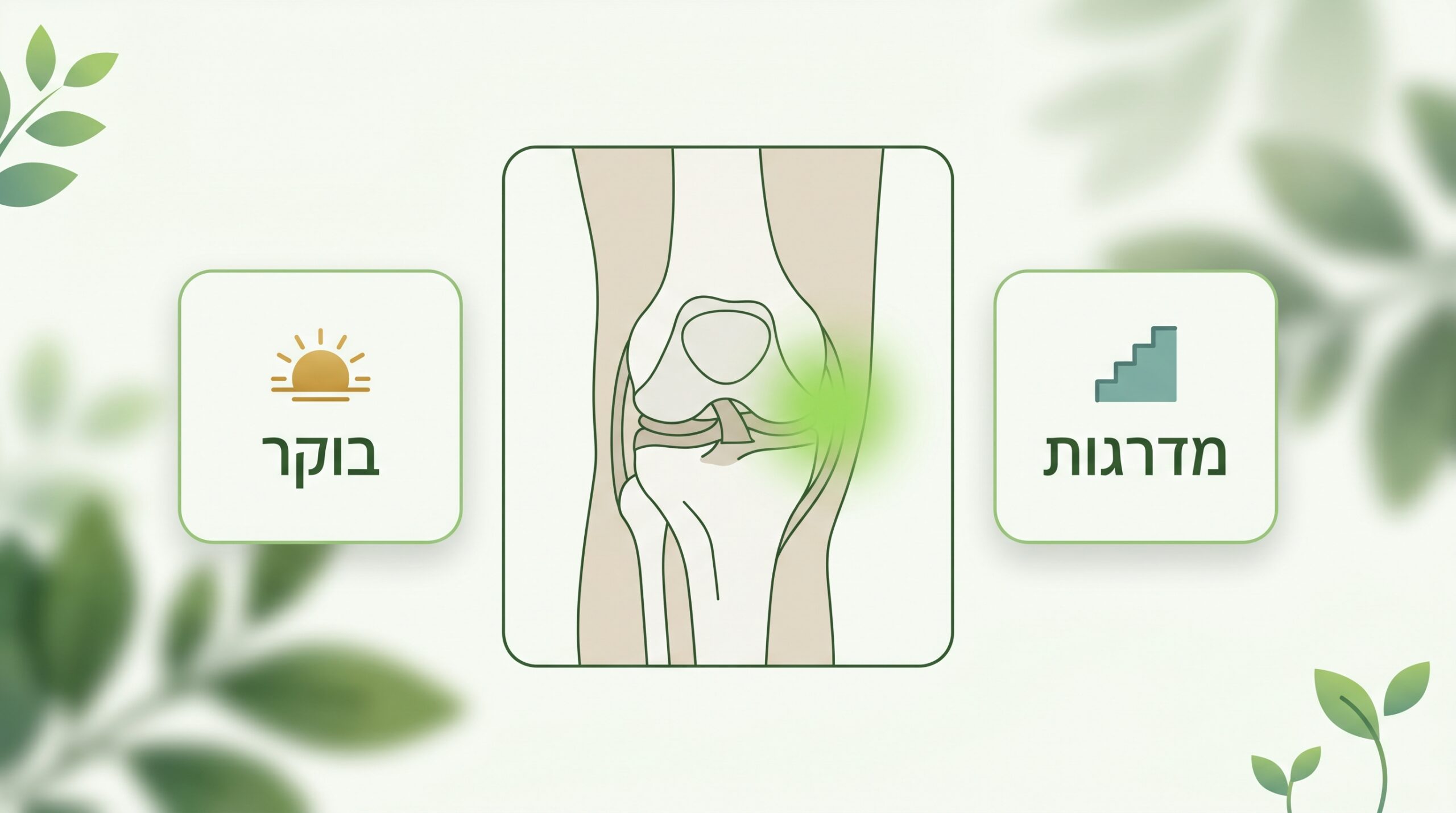 כאבי ברכיים בגיל המבוגר - הסבר ורקע