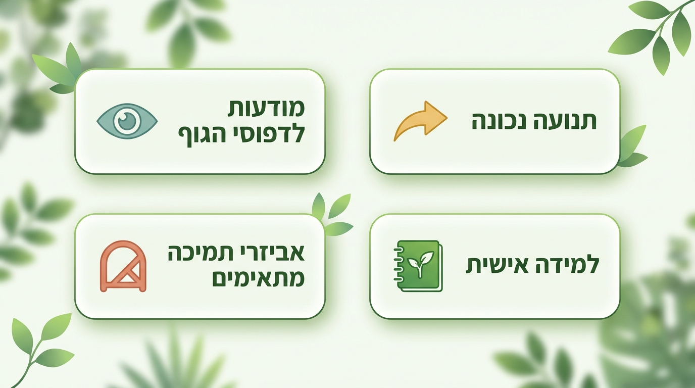 מה חשוב לזכור כשמחפשים פתרון לכאבי ברכיים בגיל המבוגר